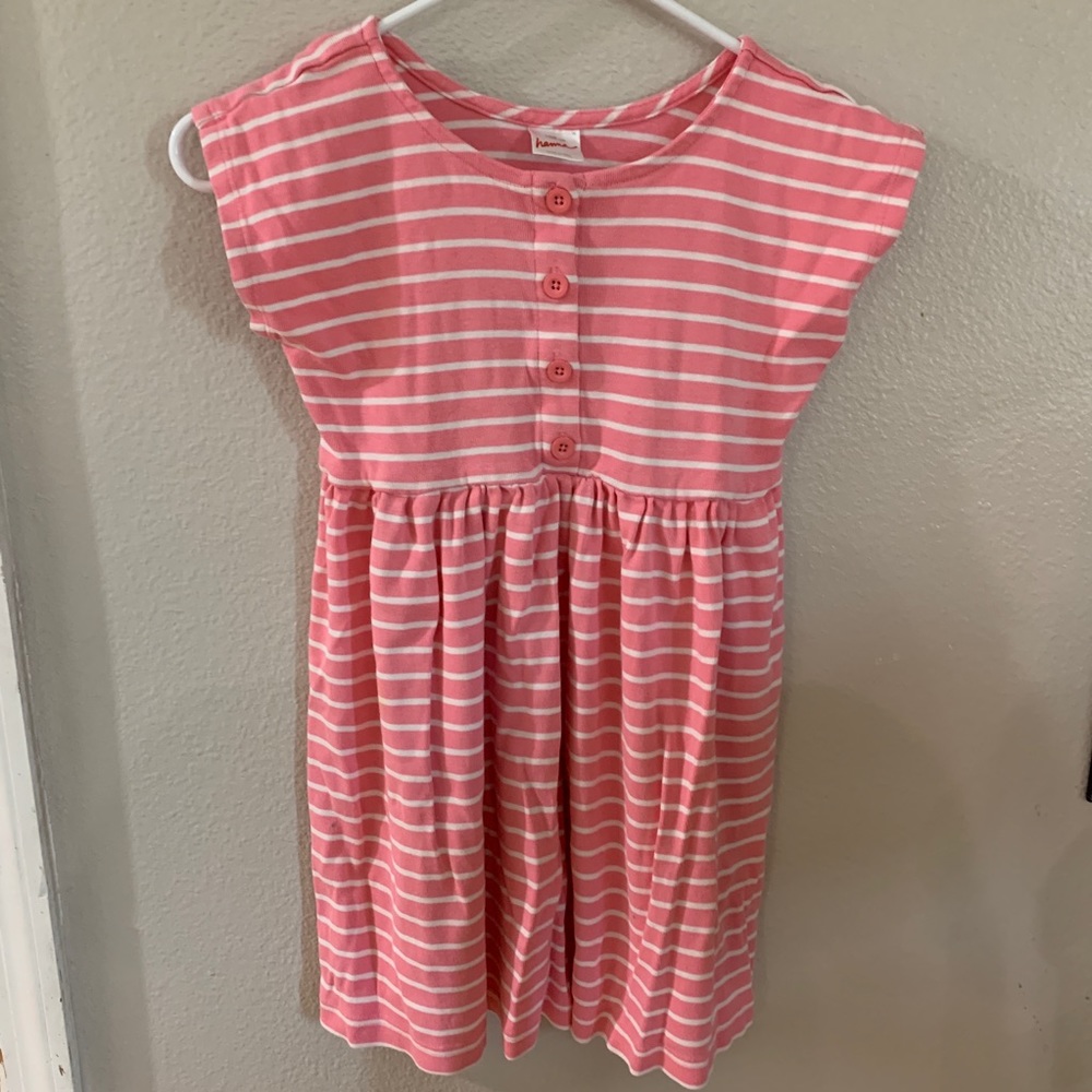 Pink and White Striped Play Dress